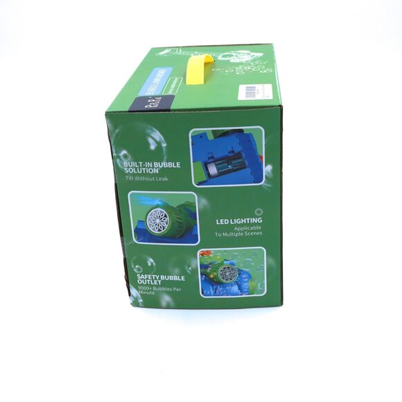 Bubble Lawn Mower Bubble Blower Machine With 3 Bottles Bubbles Kids Push Toy - Picture 2 of 2